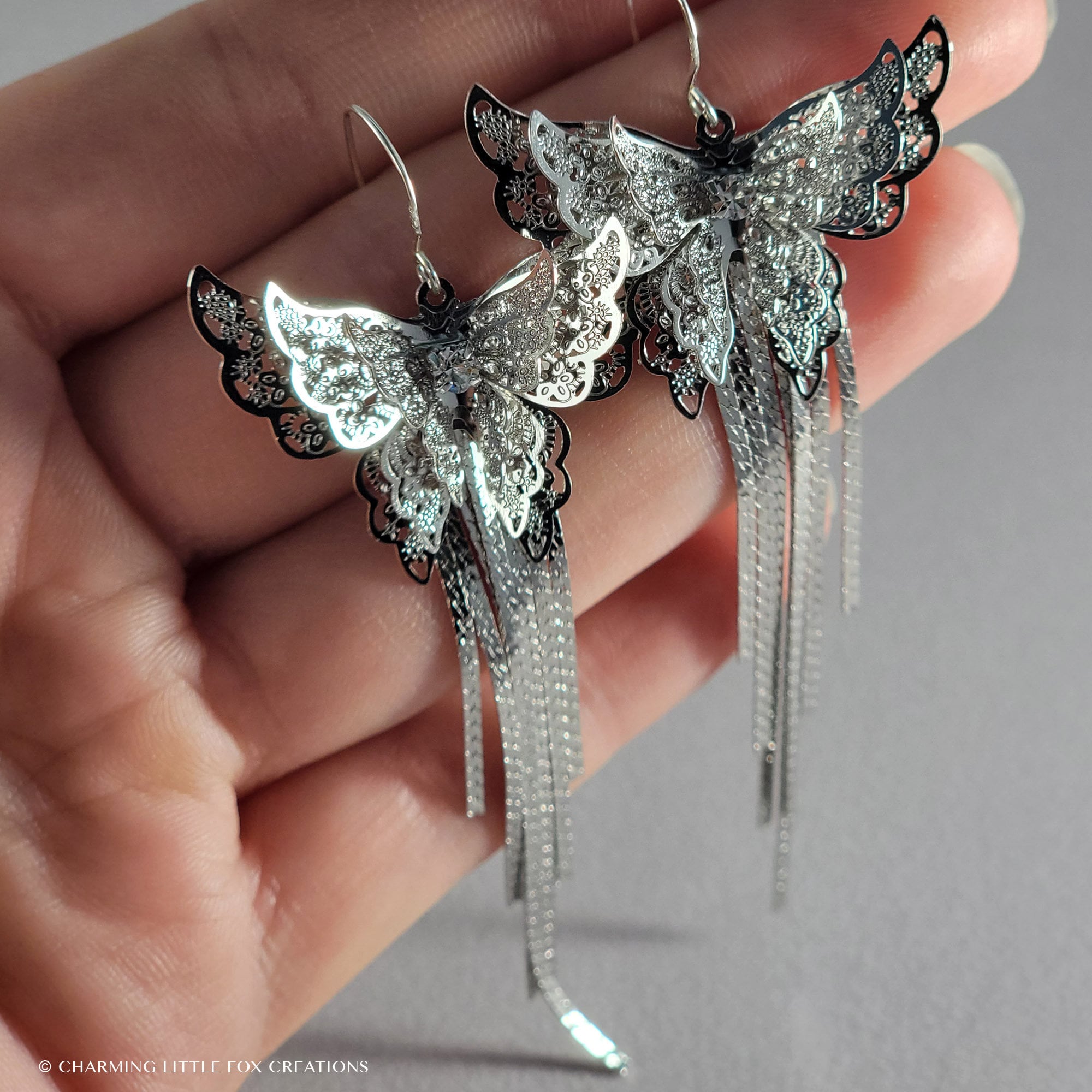 Butterfly Earrings For Women Silver Earrings For India | Ubuy